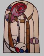 The completed Charles Rennie Mackintosh Mirror 